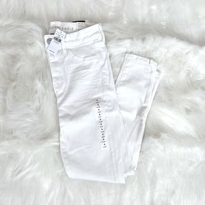 NWT AE Ne(x)t Level High-Waisted Jegging, White, Size 4 Short